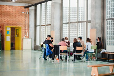 Sessió de treball a l’institut de 2021  (foto: Ajuntament de Rubí – Localpres).