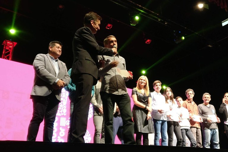 Reconeixement a Ignasi Melo, de la Unió Atlètica Rubí