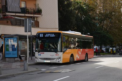 La línia B8 uneix Sant Cugat amb l’Hospital Consorci de Terrassa, passant per Rubí (foto: Ajuntament de Rubí).