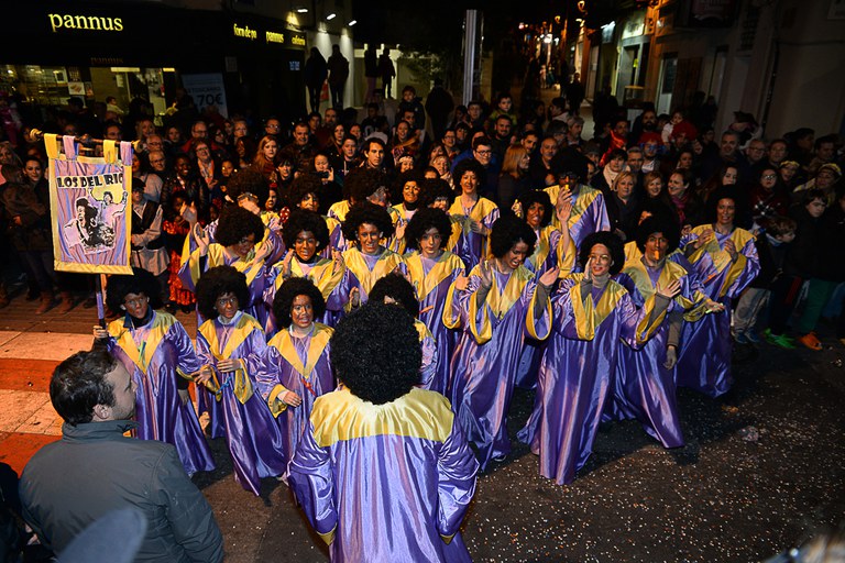 Comparses participants a les rues de Carnaval (foto: Localpres)