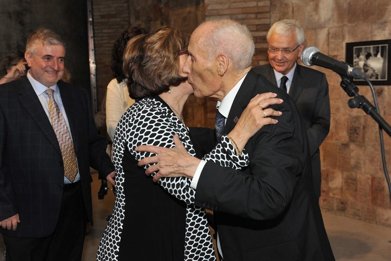 Marroyo i la seva filla Pilar (foto: Localpres)