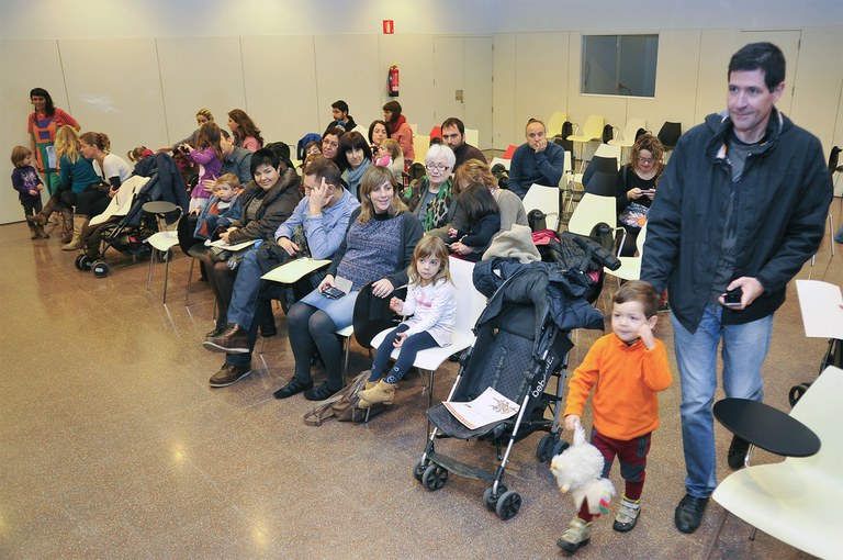 L'acte s'ha fet a l'auditori de la Biblioteca Municipal Mestre Martí Tauler (foto: Localpres)
