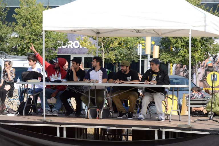 Els jutges de la competició (foto: Localpres)