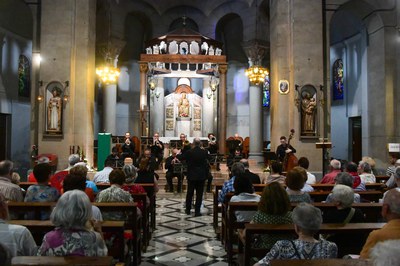 Concert  de la Cobla Ciutat de Girona (foto: Ajuntament de Rubí - Localpres).
