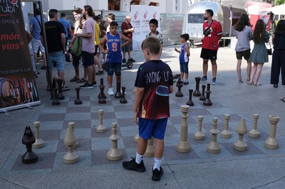 Escacs gegants (foto: Ajuntament de Rubí).