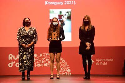 Claudia Aguado, Campiona d'Espanya júnior de Patinatge Artístic i Sots Campiona del Món Junior de Patinatge artístic sobre rodes.