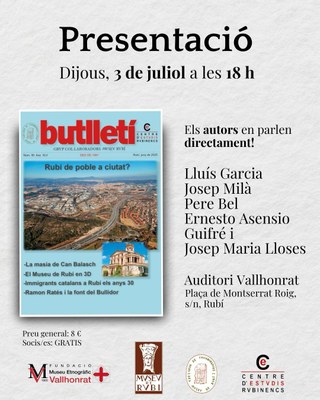 Anuncio de la presentación