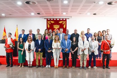Los 25 concejales y concejalas de este mandato (foto: Ayuntamiento de Rubí - Localpres)