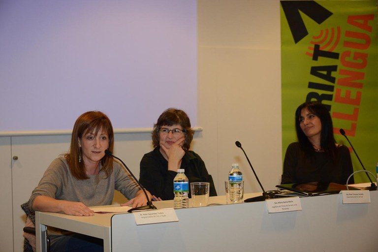 La concejala Marta García, durante la presentación (foto: Localpres)