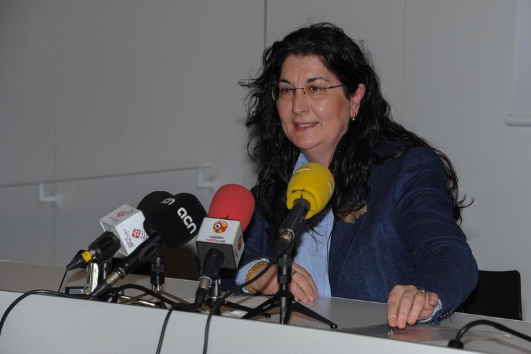 Carme García en la rueda de prensa (foto: Localpres)