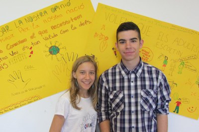 Los rubinenses Carlos Gallego y Sarina Lievens representan al Consell dels Infants de Rubí en el CNIAC.