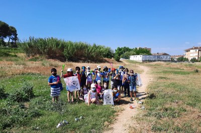 Trasteada realizada por la Escuela Schola (foto: Ayuntamiento de Rubí).