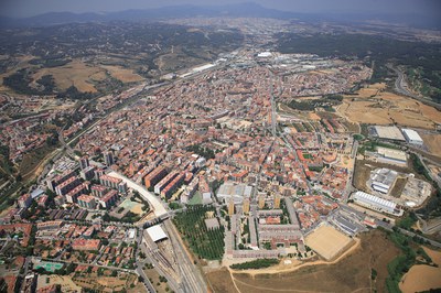 Imagen aérea de Rubí (foto: Ayuntamiento de Rubí).