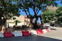 El Ayuntamiento ejecuta las obras para mejorar la accesibilidad en la calle Sabadell y en la plaza Celso Emilio Ferreiro