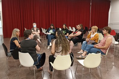 Reunión preliminar para preparar las futuras sesiones (foto: Ayuntamiento de Rubí).