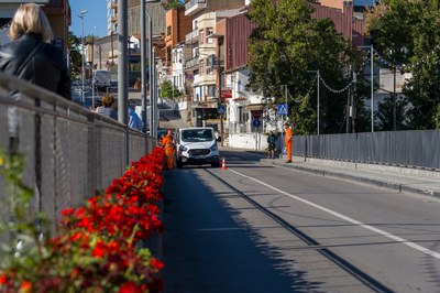 La actuación permitirá mejorar los accesos al puente (foto: Ayuntamiento de Rubí - Localpres).