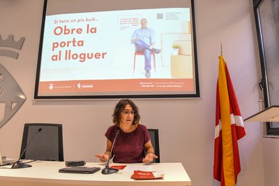La concejala de Vivienda, Ànnia García Moreno (foto: Ayuntamiento de Rubí - Localpres).