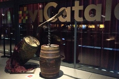 Montaje de la exposición en el Born Centro Cultural de Barcelona (foto: ImpacteGranFormat).