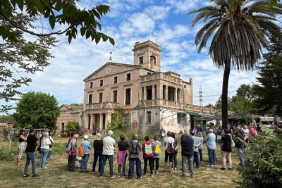 Visita a la masía de Can Balasch, el pasado año (foto: Ayuntamiento de Rubí).