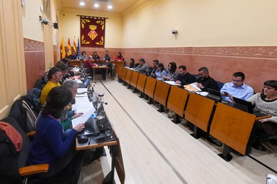 El Pleno ordinario del mes de febrero se ha celebrado este jueves (foto: Ayuntamiento de Rubí - Localpres).
