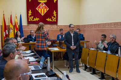 Jordi Arnaiz Moreno ha tomado posesión como nuevo concejal de ECP (foto: Ayuntamiento de Rubí - Localpres)