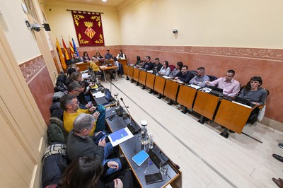 Este jueves se ha celebrado el Pleno correspondiente al mes de enero (foto: Ayuntamiento de Rubí - Localpres).