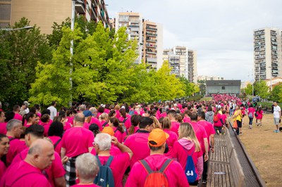 Los y las participantes han abierto y cerrado la carrera en la rambla del Ferrocarril (foto: Ayuntamiento de Rubí - Localpres).