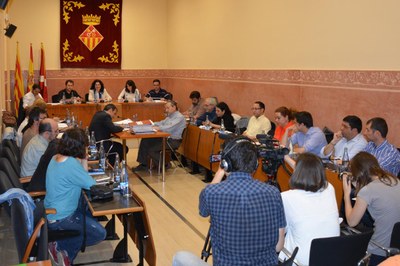 Esta ha sido la última sesión plenaria presidida por la actual alcaldesa, Carme García.