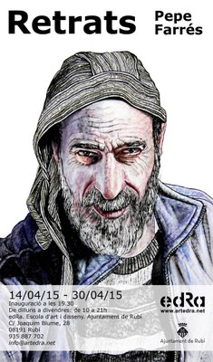 Cartel de la exposición de Pepe Farrés (foto: edRa).