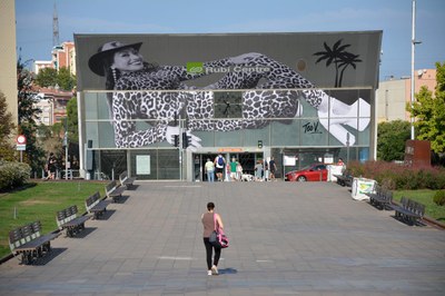 Teo Vázquez repetirá participación en La Nuu tras el impactante mural que expuso el año pasado (foto: Ayuntamiento de Rubí).