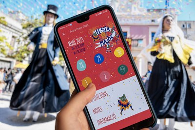 La ciudadanía que tenga la app “Rubí Ciutat” podrá llevar la programación siempre actualizada en el bolsillo (foto: Ayuntamiento de Rubí).