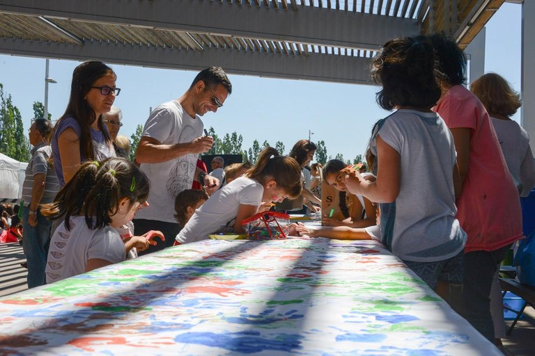 Otro de los talleres para los niños (foto: Localpres)