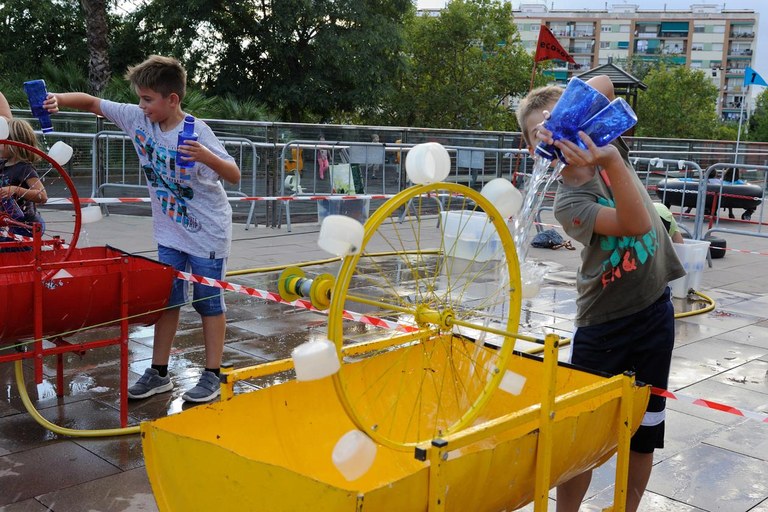 Los niños han podido experimentar con diferentes juegos (foto: Localpres)