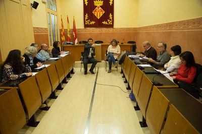 La sala Enric Vergés acogió el primer encuentro del Consejo Asesor y Consultivo (foto: Localpres)