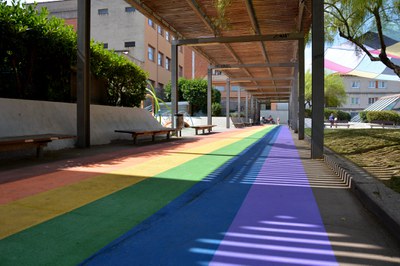La plaza Salvador Allende será el centro de la fiesta del Orgullo en Rubí (foto: Ayuntamiento de Rubí).