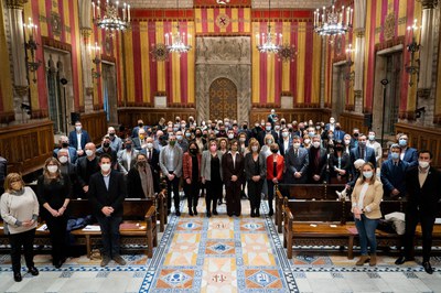 Los y las integrantes del Consejo de Gobiernos Locales (foto: Generalitat de Cataluña).