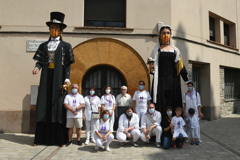 Los Gegants, expuestos en Doctor Guardiet (foto: Ayuntamiento de Rubí - Localpres)
