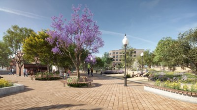 Imagen virtual de la pl. Pearson (foto: Ayuntamiento de Rubí)