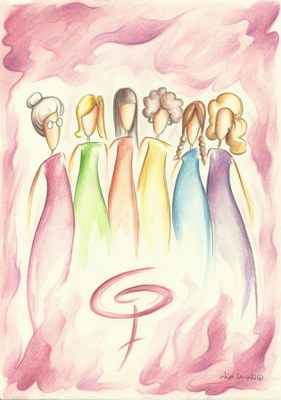 La imagen del programa de este año lo ha diseñado la ilustradora Núria Jiménez Portí y conmemora la fuerza de las mujeres en la sociedad