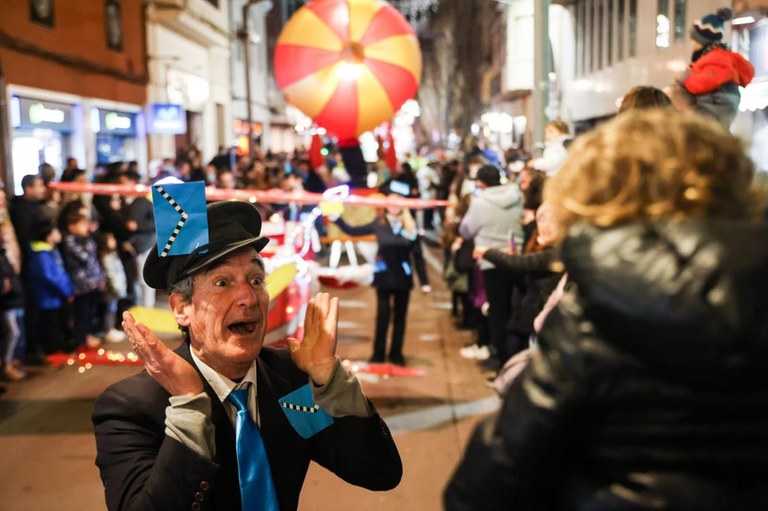 Animación de la cabalgata (foto: Ayuntamiento de Rubí - Lali Puig)