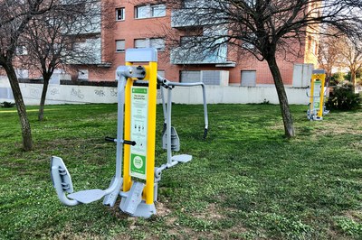 El nuevo parque de salud se encuentra en el camino de Can Ximelis de Sant Jordi Parc (foto: Ayuntamiento de Rubí - Localpres).