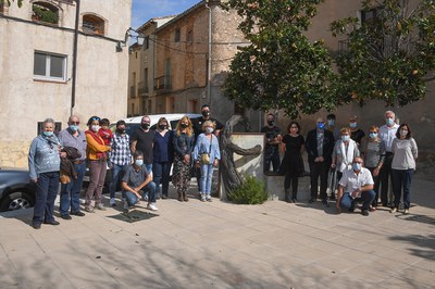 El hermanamiento se ha formalizado en Els Guiamets, población natal de Neus Català Pallejà (foto: Ayuntamiento de Rubí - Localpres).