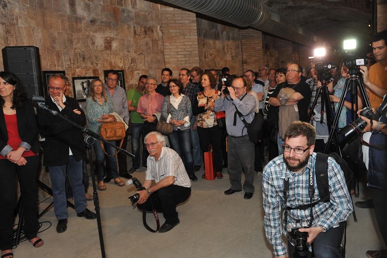 El fotógrafo ha estado acompañado de muchos amigos y compañeros (foto: Localpres)