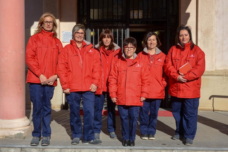 Las agentes por el civismo van uniformadas debidamente para que la ciudadanía las reconozca (foto: Localpres)