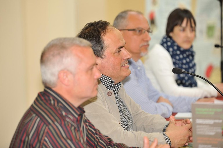 De izquierda a derecha, Jordi Vilalta, Xavier Arís, Lluís García y Anna Vallhonrat (foto: Localpres)