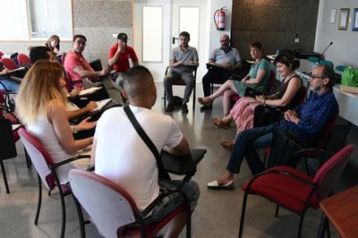 La concejala del Área de Servicios a las Personas ha recibido a la delegación marroquí este jueves (foto: Localpres).