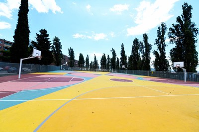 Pista polideportiva del parque de la Pau i la Natura (foto: Ayuntamiento de Rubí - Localpres).