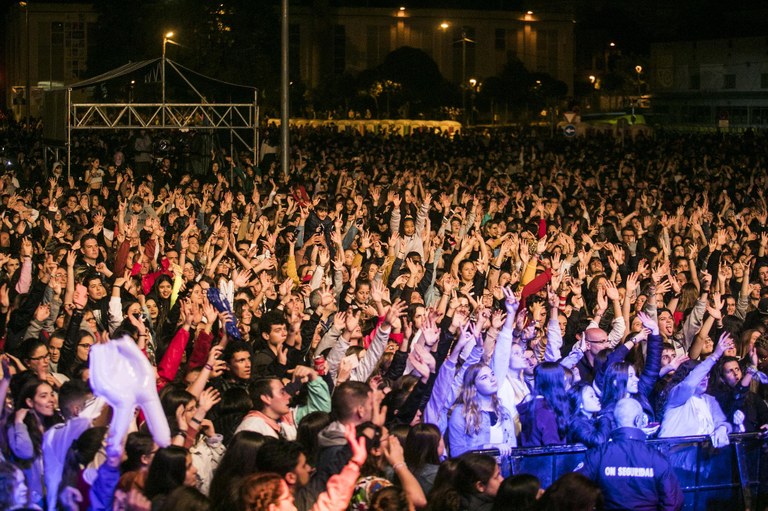 El público, al final del concierto