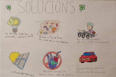 Cartel de la clase río Tajo ─ 5º B de la Escuela Rivo Rubeo.