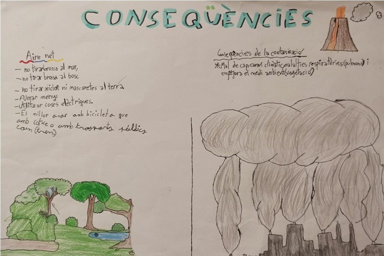 Cartel de la clase río Tajo ─ 5º B de la Escuela Rivo Rubeo